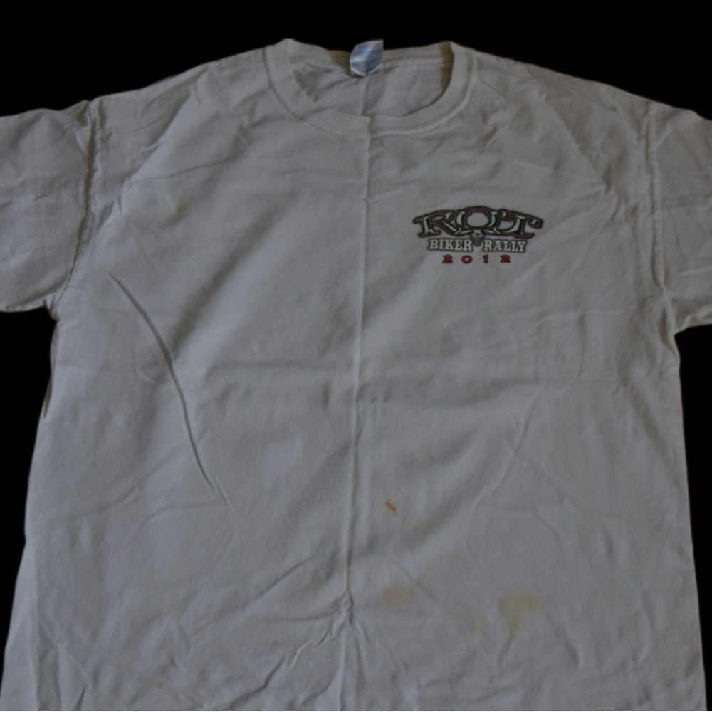 ROT Biker Rally White T-Shirt